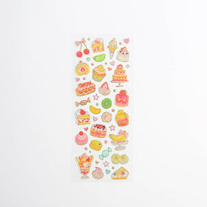Korean Cute Stickers Stamping Transparent DIY Diary Hand Book Material Decoration Paste Children's Small Stickers Creative - AZEKStore