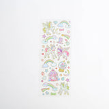 Korean Cute Stickers Stamping Transparent DIY Diary Hand Book Material Decoration Paste Children's Small Stickers Creative - AZEKStore