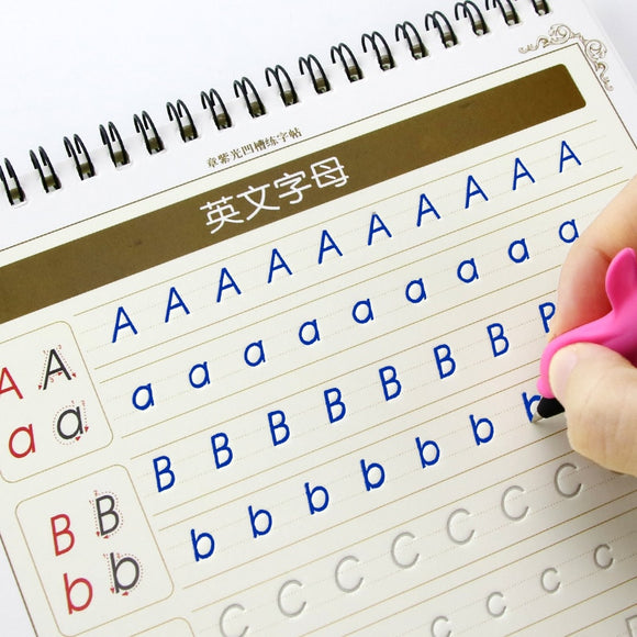 English Copybook For Calligraphy Books For Kids Word Children's Book Handwriting Children writing Learning English Practice Book - AZEKStore